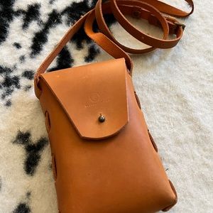 Leather mini purse of phone purse